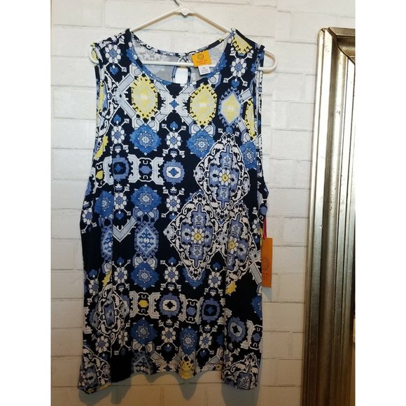Ruby Rd. Tops - Ruby Rd. Women's Plus  2x  Floral Tank Top Blouse Very Cute! NWT